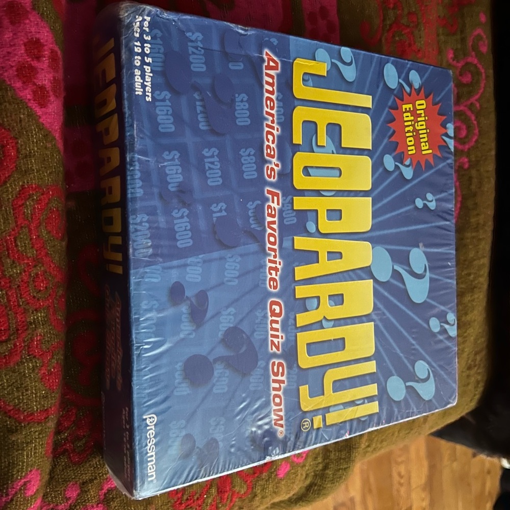 Jeopardy, Dixit, and Yankee Candle- Opoly games new without tags